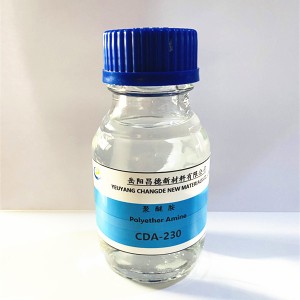 Poliētera amīns D230 CAS 9046-10-0 epoksīda cietinātājam